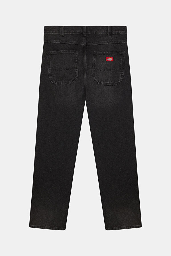 Relax Fit Black Wide Leg Men's Jeans 2