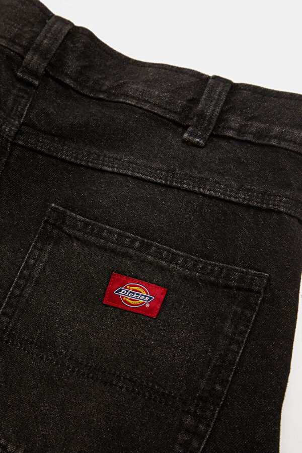 Relax Fit Black Wide Leg Men's Jeans 4