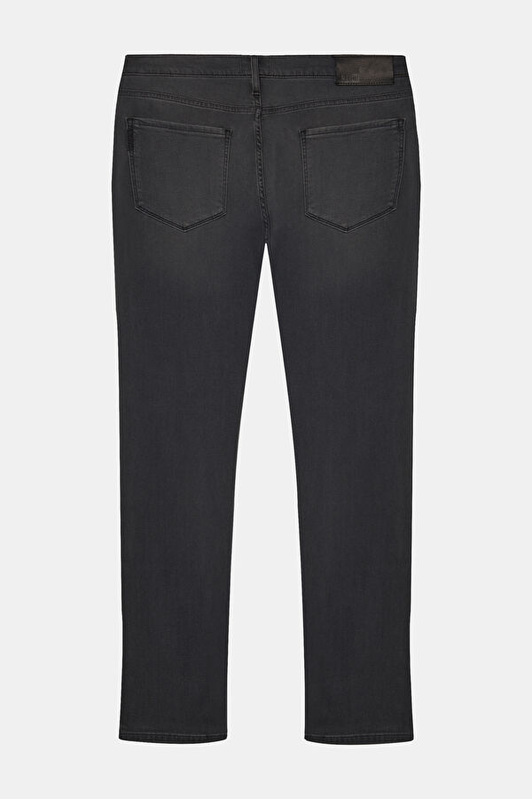 Gray Slim Leg Cotton Viscose Men's Jeans 2