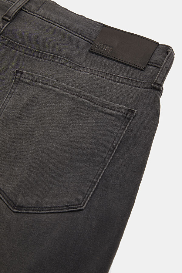 Gray Slim Leg Cotton Viscose Men's Jeans 5