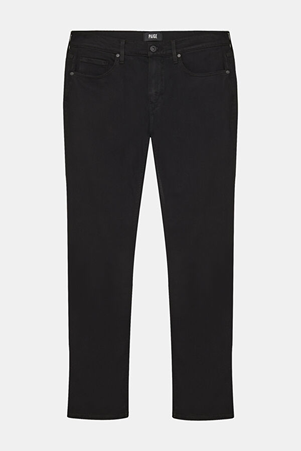 Black Straight Leg Cotton Viscose Men's Jeans