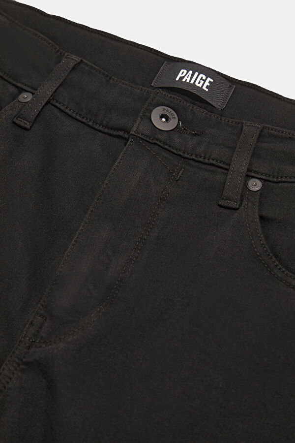 Black Straight Leg Cotton Viscose Men's Jeans 3