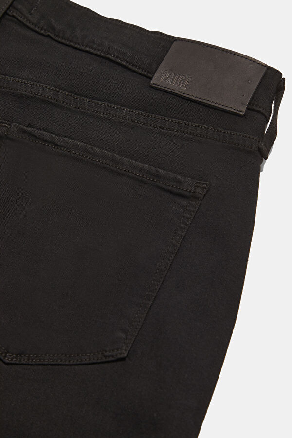 Black Straight Leg Cotton Viscose Men's Jeans 5