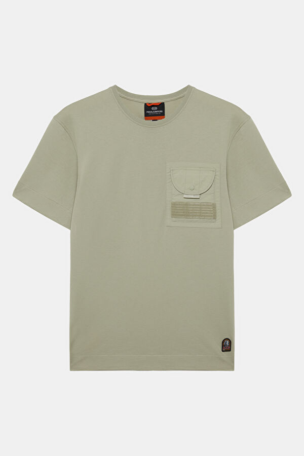 Relax Fit Light Green Crew Neck Men's T-Shirt