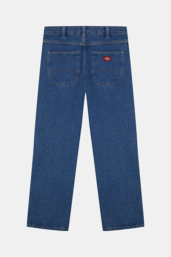 Relax Fit Blue Wide Leg Men's Jeans 2