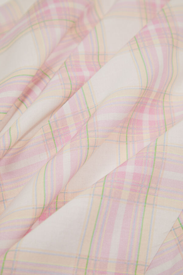 Pink Plaid Women's Dress 6
