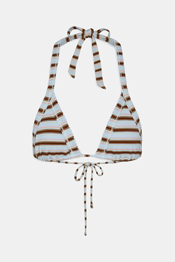 Light Blue Striped Bikini 2