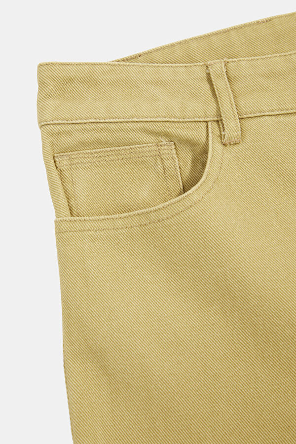 Khaki Wide Leg Women's Pants 4