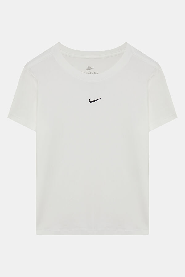 Sportswear Chill Beyaz O Yaka Kadın T-Shirt