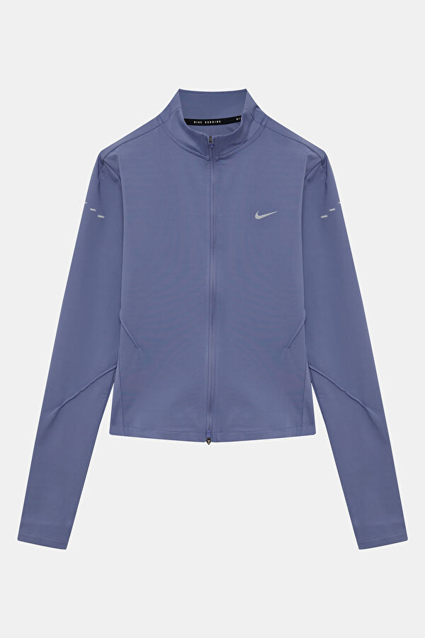 Swift Lacivert Dik Yaka Kadın Sweatshirt