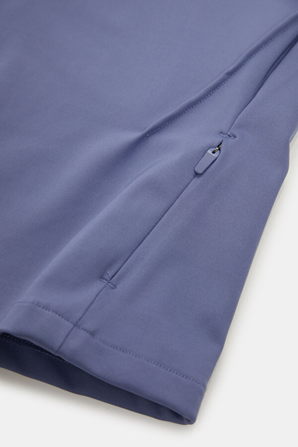 Swift Lacivert Dik Yaka Kadın Sweatshirt 4