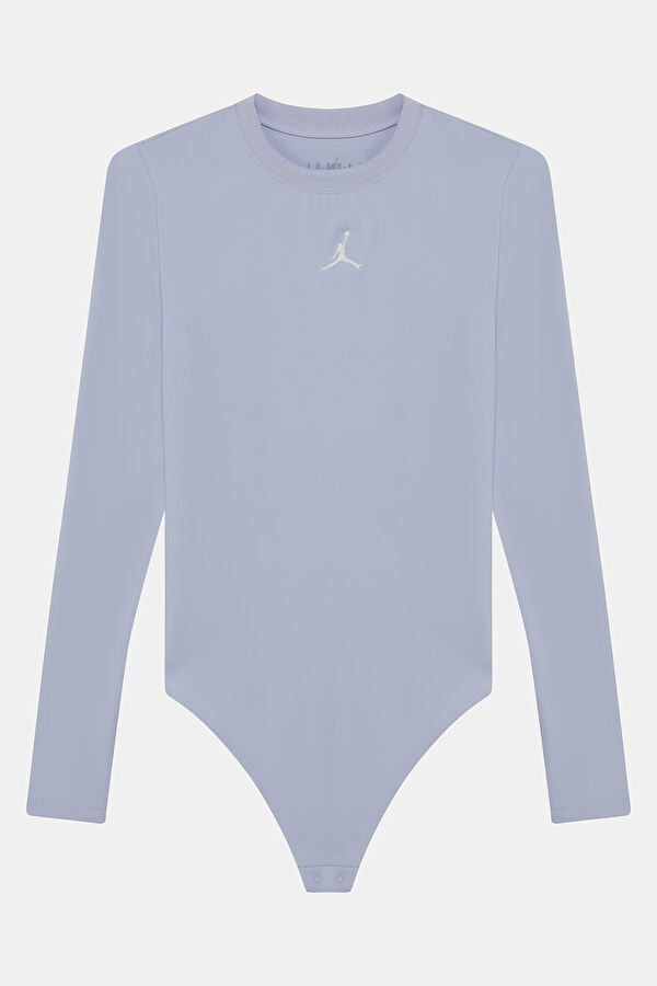 Ice Blue Crew Neck Women's Bodysuit