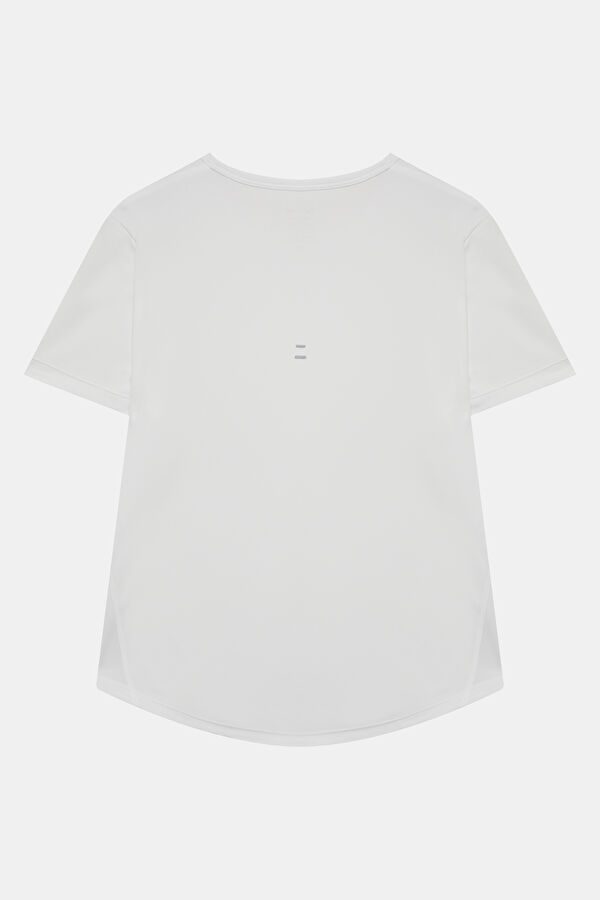 Tempo Beyaz O Yaka Kadın T-Shirt 2