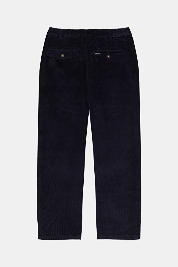 Stretch Cord Relax Kalıp Lacivert Comfort Fit Pamuk Elastan Erkek Pantolon 5