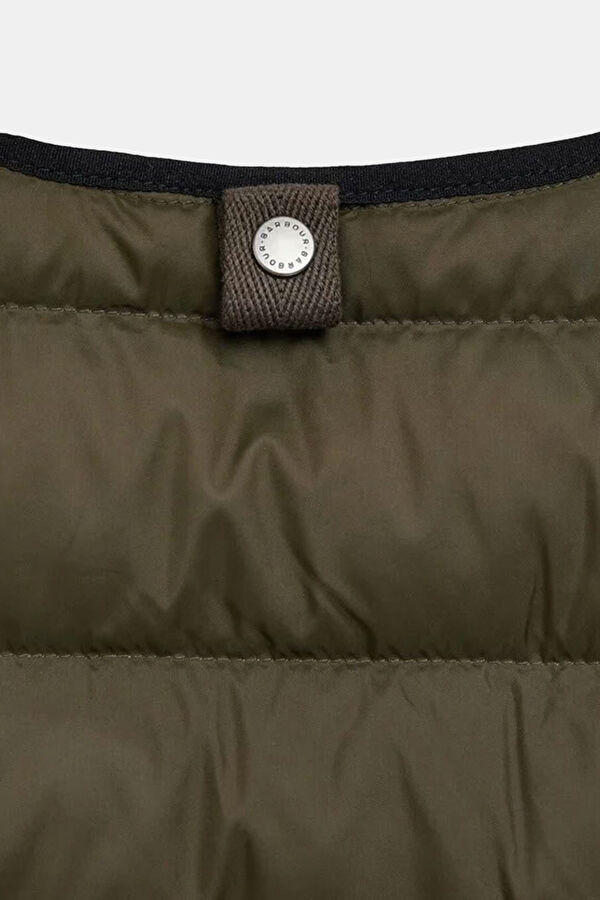 Reversible Down Filled Khaki Men's Vest 4