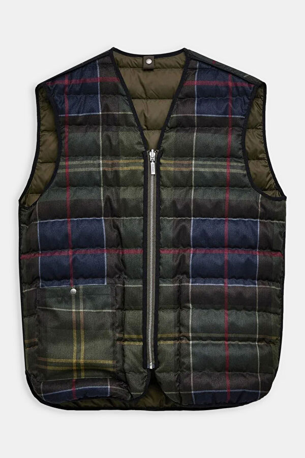 Reversible Down Filled Khaki Men's Vest 7