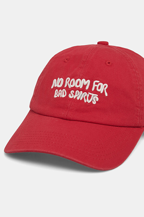 Red Embroidered Hat 3