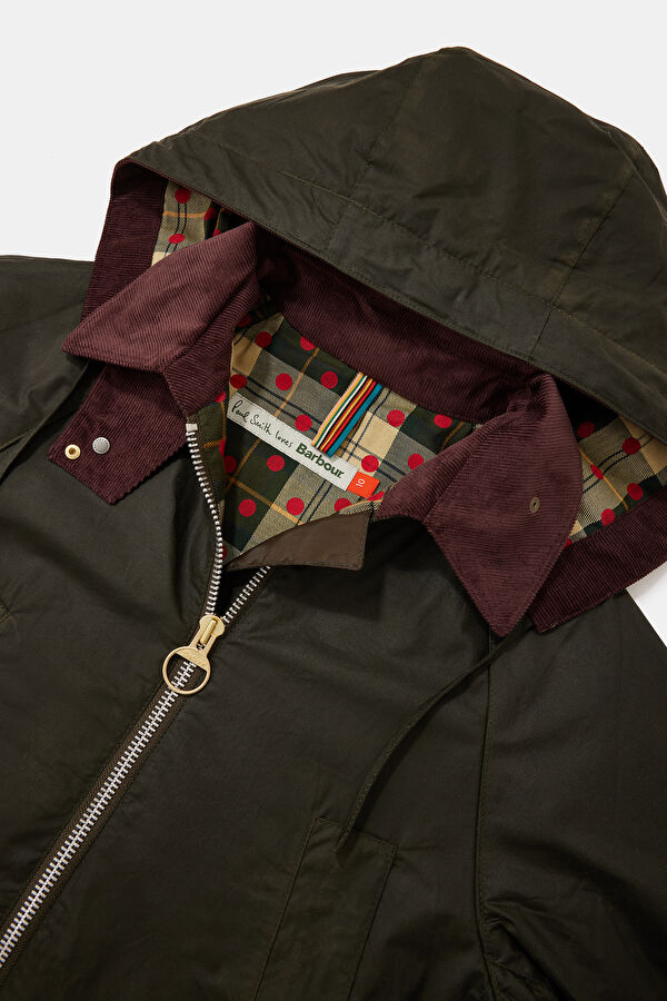 X Paul Smith Bedale Wax Haki Kadın Kaban 3