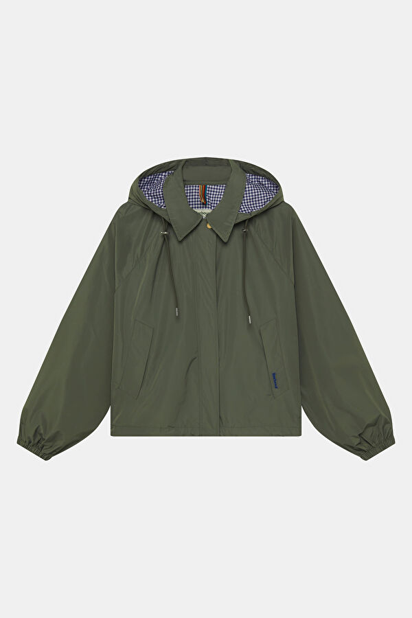 X Paul Smith Broomhill Showerproof Açık Haki Kadın Mont