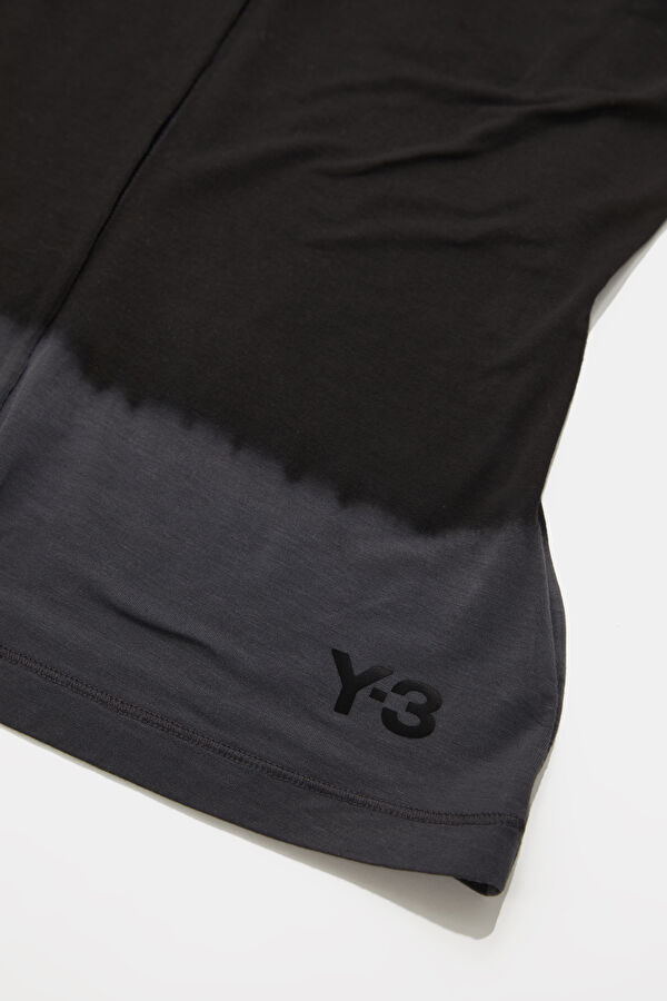 Siyah V Yaka Kadın T-Shirt 4