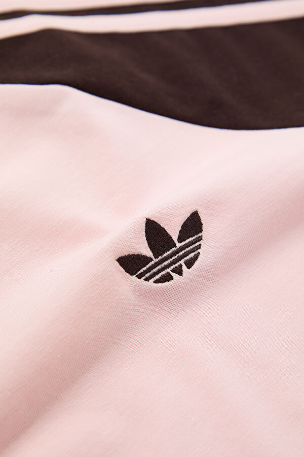 Açık Pembe Bisiklet Yaka Kadın T-Shirt 4