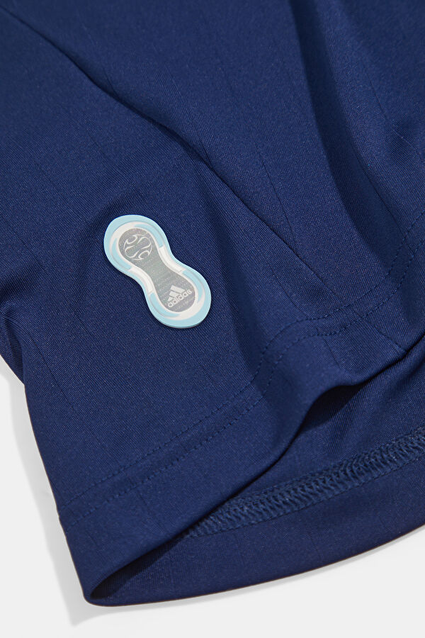 Lacivert Polo Yaka Kadın T-Shirt 5