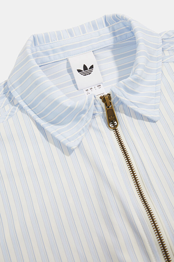 Light Blue High-Neck Women's Shirt 3