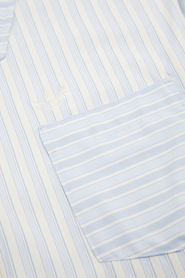 Light Blue High-Neck Women's Shirt 4