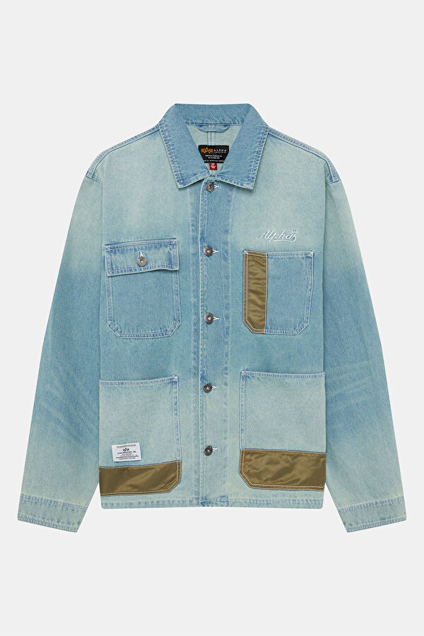 Dark Blue Zip-Up Jacket