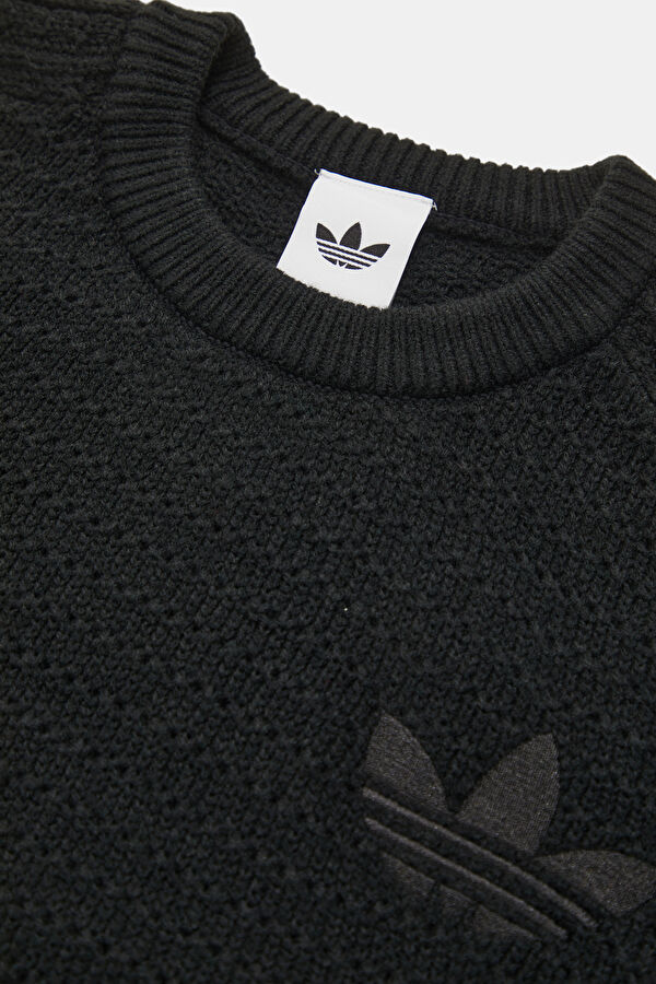 Black Knitted Wool Women's Sweater 3