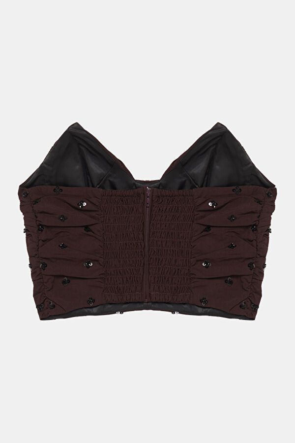 Bordo Kadın Bluz 4