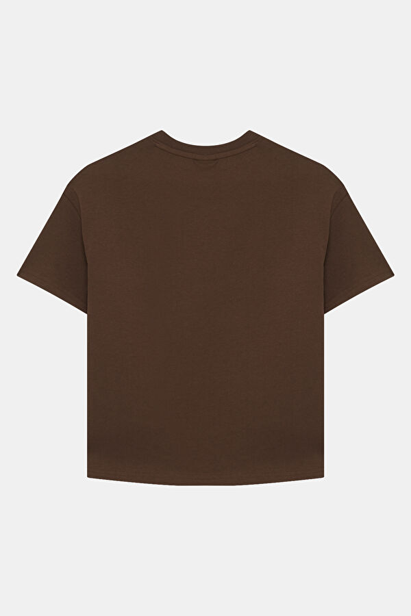 Kahve Kadın T-Shirt 2