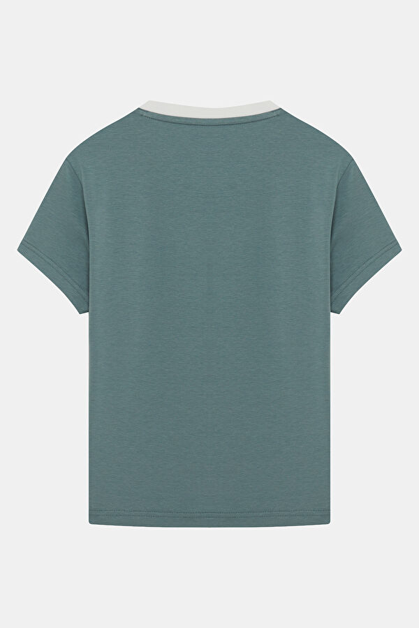 Turkuaz Kadın T-Shirt 5
