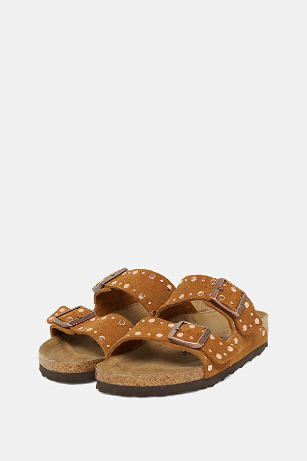 Arizona Vl Rivets Tan Women's Slippers 2