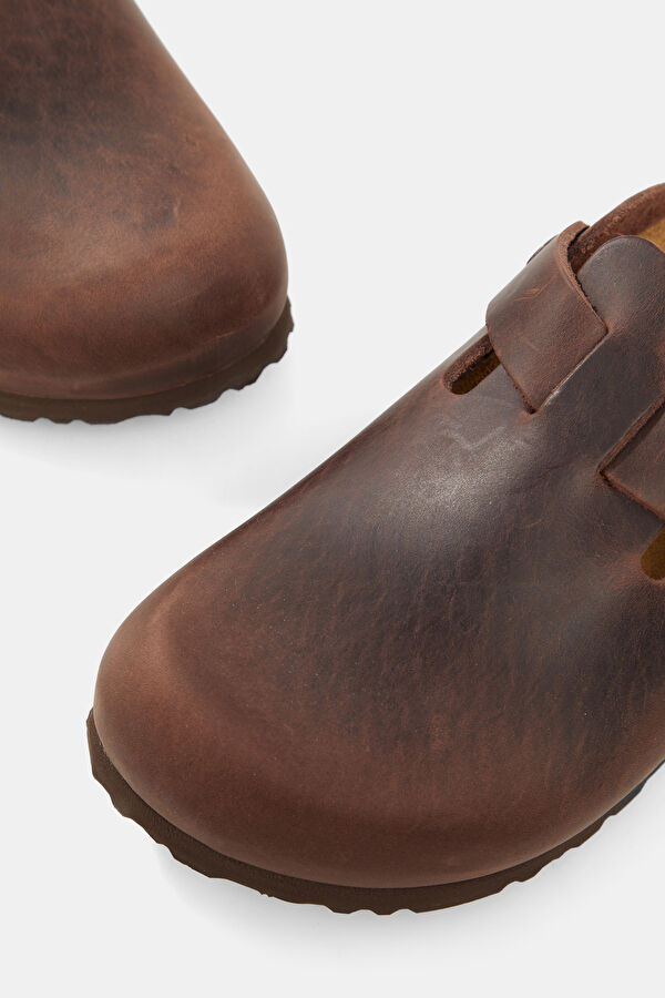 Boston Leoi Dark Brown Men's Slippers 4