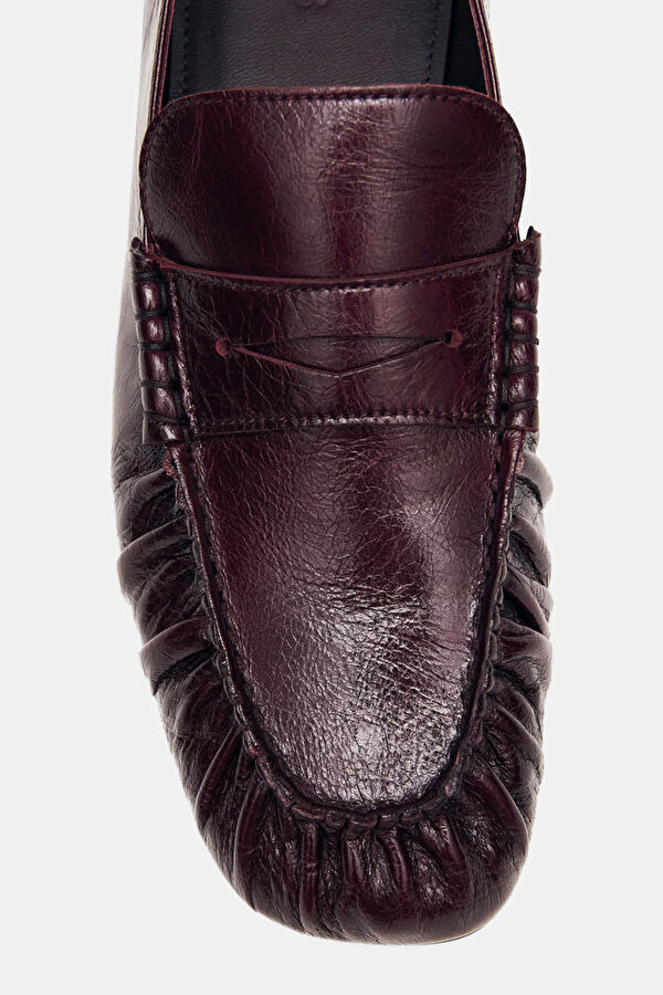Aven Rift Leather Bordo Kadın Ayakkabı 5