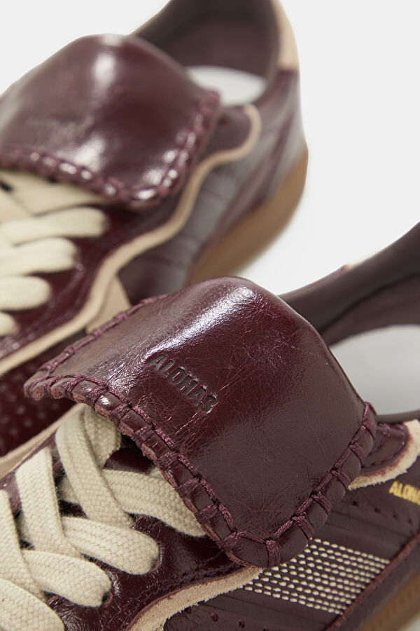 Tb.490 Club Onix Deep Bordo Leather Kadın Spor Ayakkabı 6