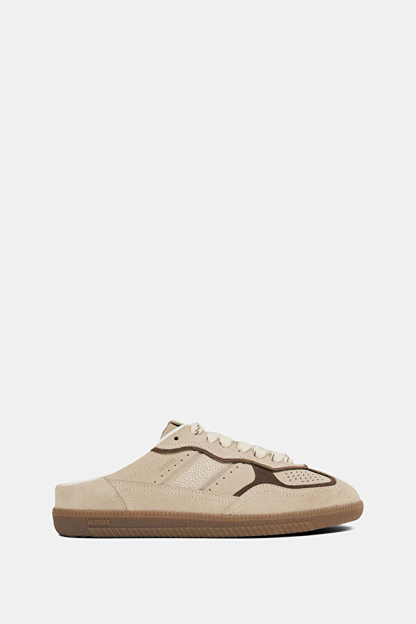 Tb.490 Mule Leather Cream Women's Sneakers