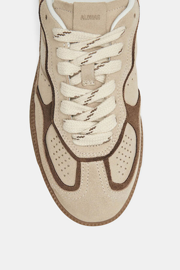 Tb.490 Mule Leather Cream Women's Sneakers 5
