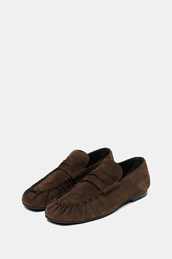 Aven Suede Leather Koyu Kahve Kadın Ayakkabı 2