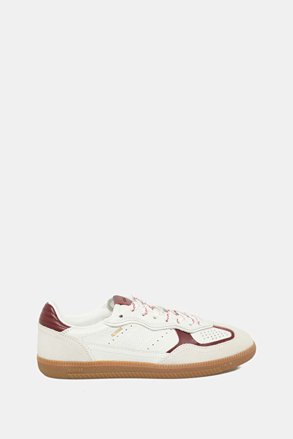 Tb.490 Rife Grain Leather Burgundy Women's Sneakers