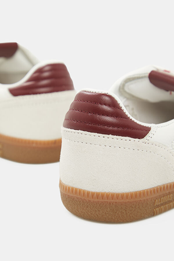 Tb.490 Rife Grain Leather Burgundy Women's Sneakers 6