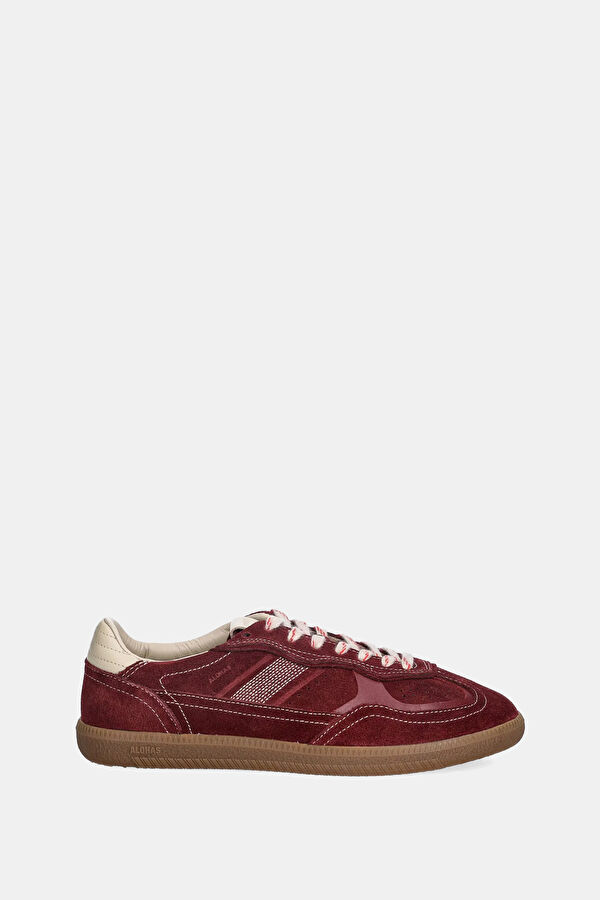 Tb.490 Rife Leather Bordo Kadın Spor Ayakkabı