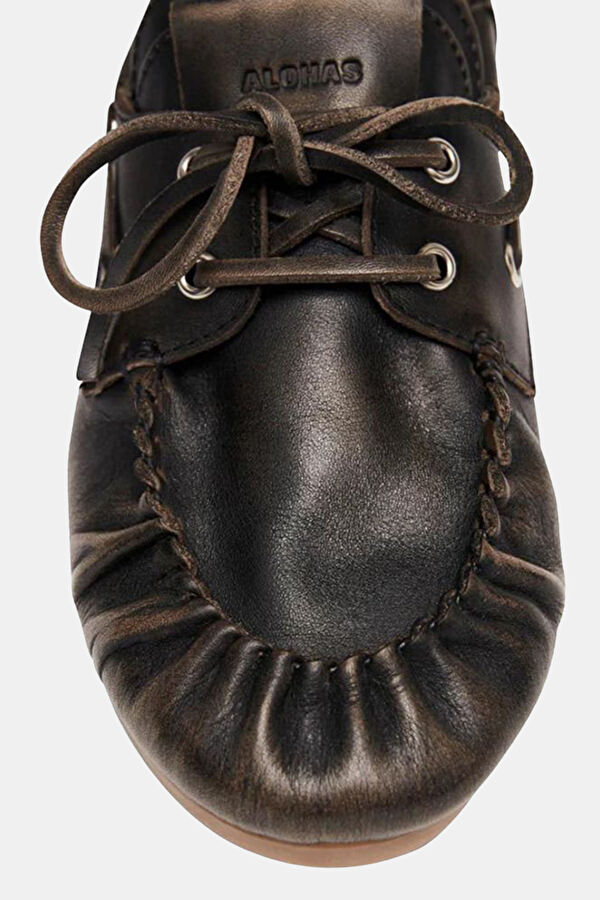 Rowan Brushed Leather Kahve Kadın Ayakkabı 6