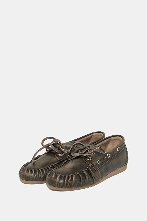 Rowan Brushed Leather Kahve Kadın Ayakkabı 8