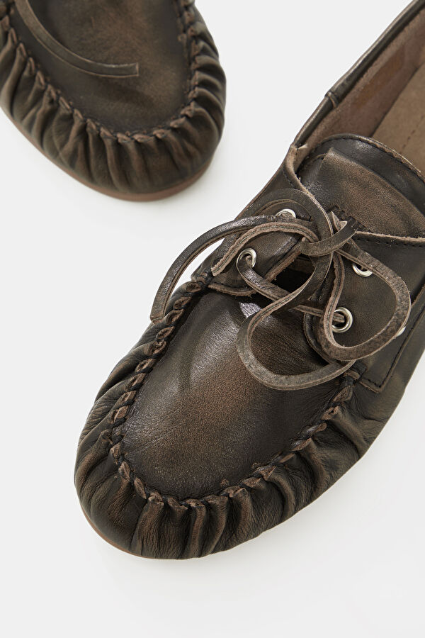 Rowan Brushed Leather Kahve Kadın Ayakkabı 10
