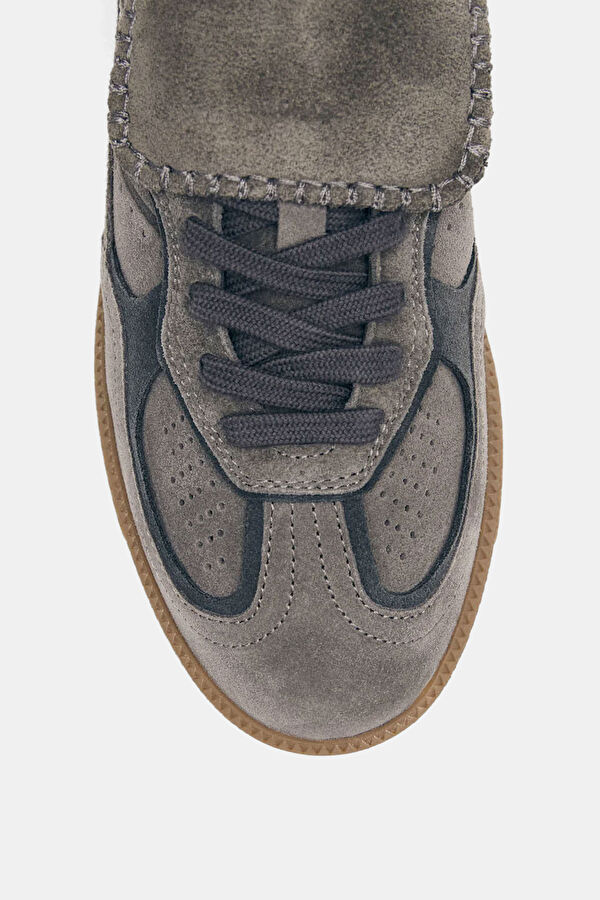 Tb.490 Club Suede Leather Gray Women's Sneakers 6