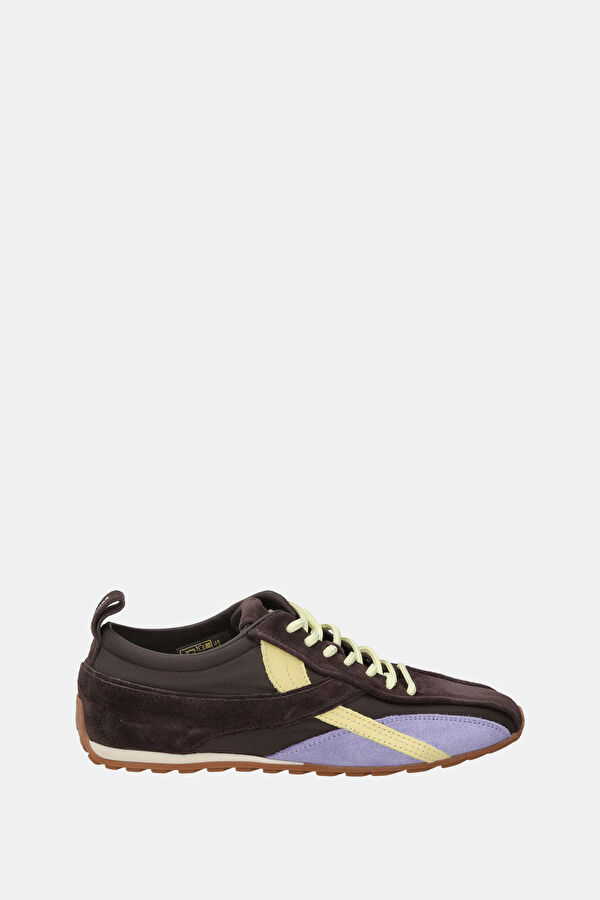 Tb.304 Nylon Leather Kahve Kadın Spor Ayakkabı