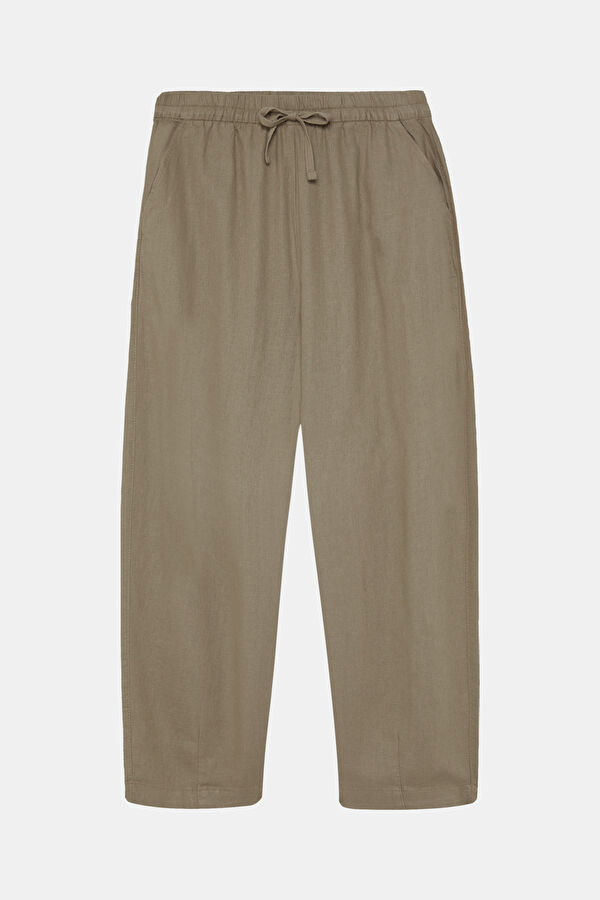 Mink Straight Linen Women's Pants