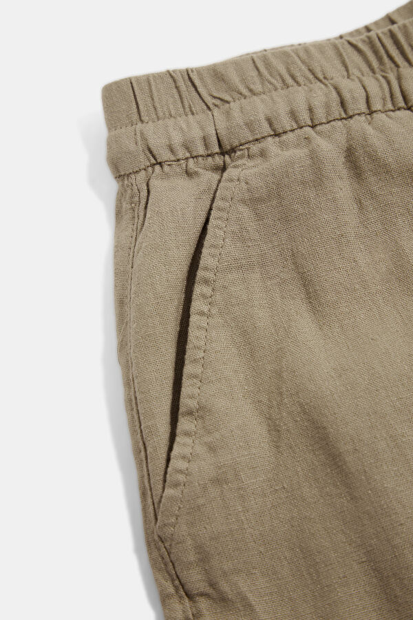 Mink Straight Linen Women's Pants 4